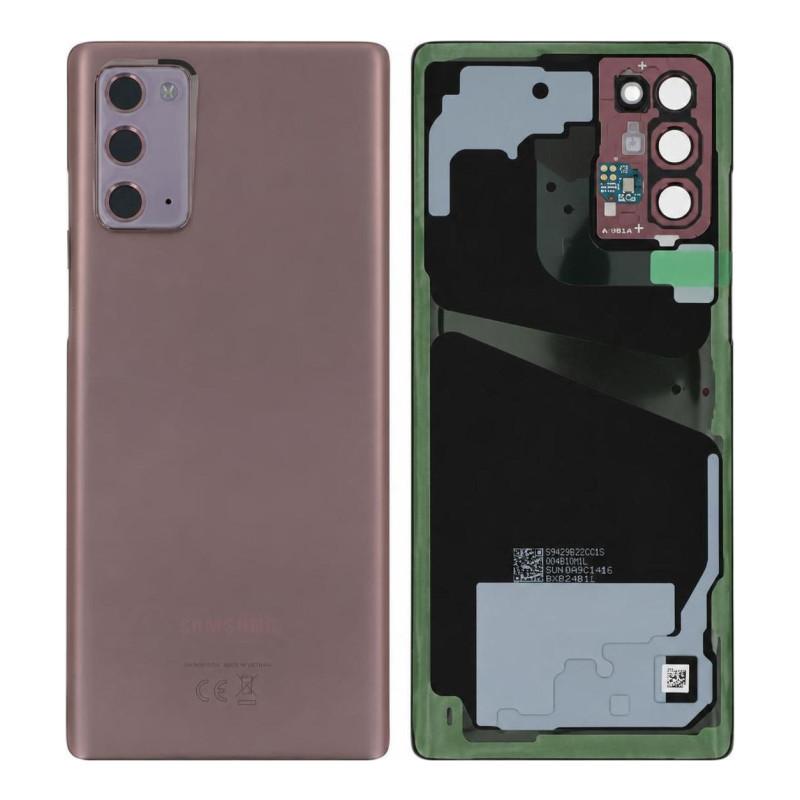 Vitre Arrière Samsung Galaxy Note 20 Bronze (Service Pack)