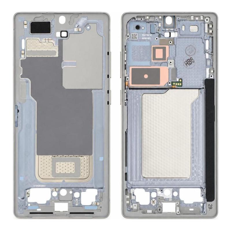 Châssis Central Samsung Galaxy S25 Ultra Gris (Service Pack)