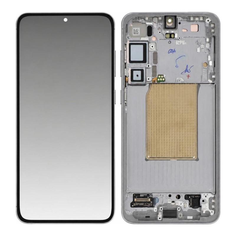 Écran Complet Samsung Galaxy S25 Plus Gris (Service Pack)