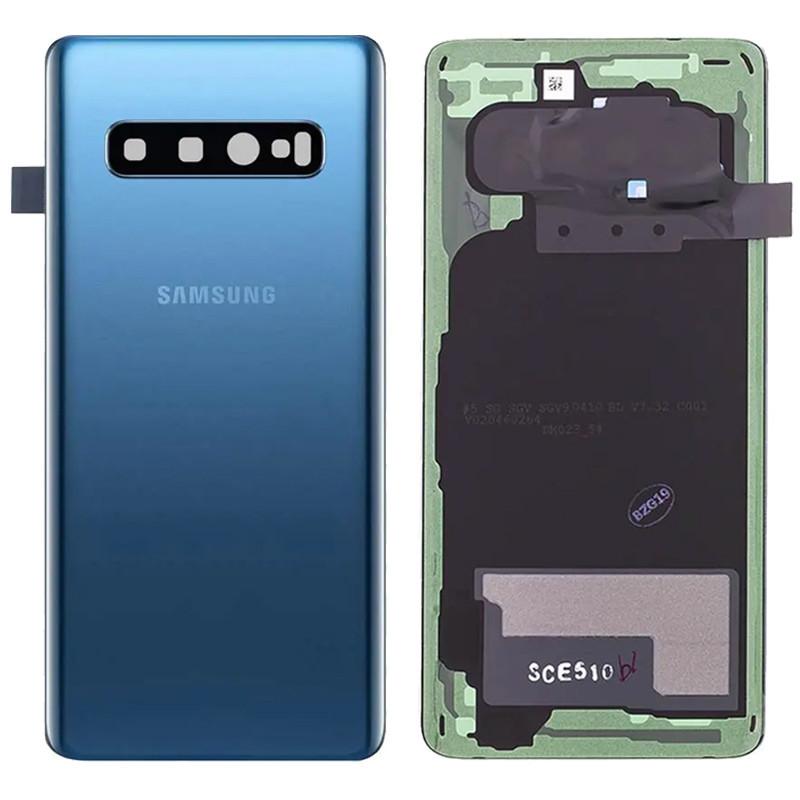 Vitre Arrière Samsung Galaxy S10+ Bleu (Original)