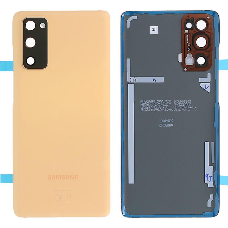 Vitre Arrière Samsung Galaxy S20 FE 5G Orange