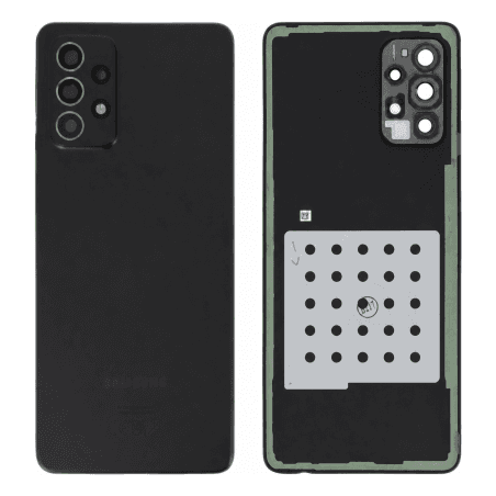 Vitre Arrière Samsung Galaxy A72 Noir (Service Pack)