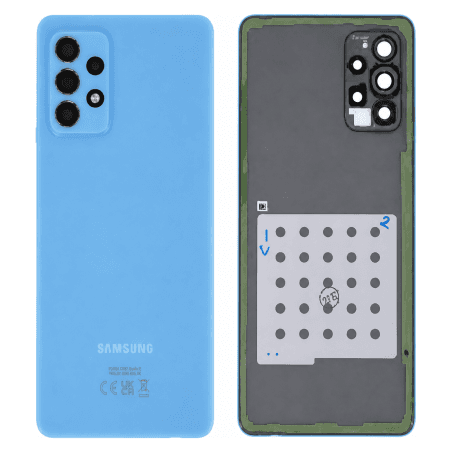 Vitre Arrière Samsung Galaxy A72 Bleu (Service Pack)