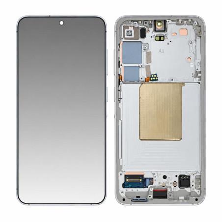 Écran Complet Samsung Galaxy S24 Blanc (Service Pack)