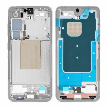 Châssis Central Samsung Galaxy S24 Argent (Service Pack)