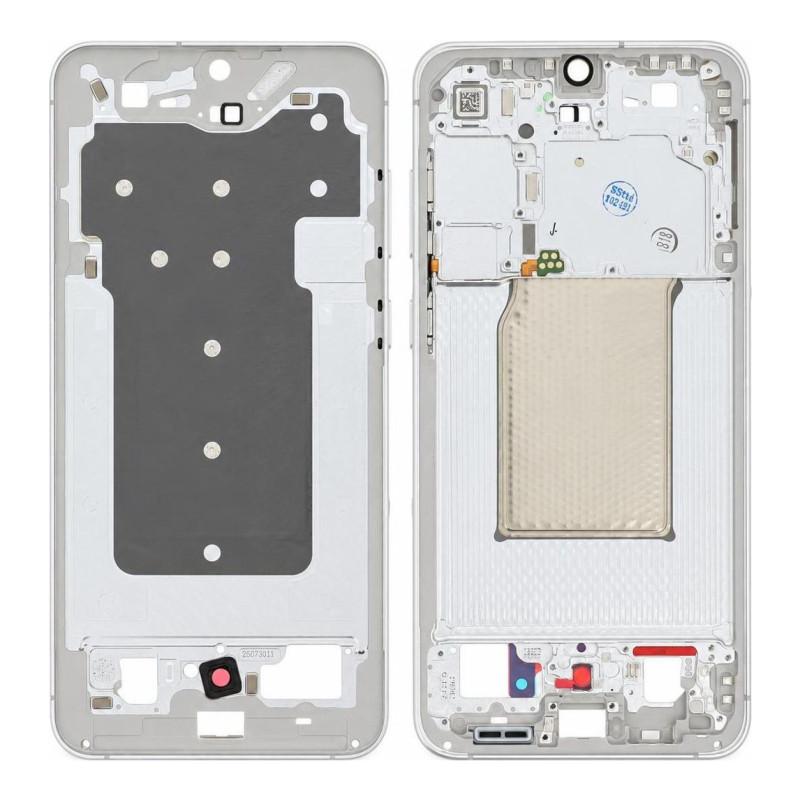 Châssis Central Samsung Galaxy S25 FE Blanc (Service Pack)
