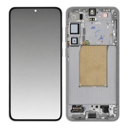 Écran Complet Samsung Galaxy S25 Plus Gris (Service Pack)
