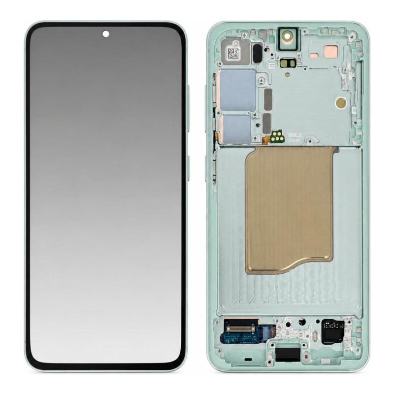 Écran Complet Samsung Galaxy S25 Vert (Service Pack)