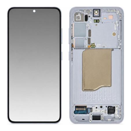 Écran Complet Samsung Galaxy S25 Bleu Clair (Service Pack)