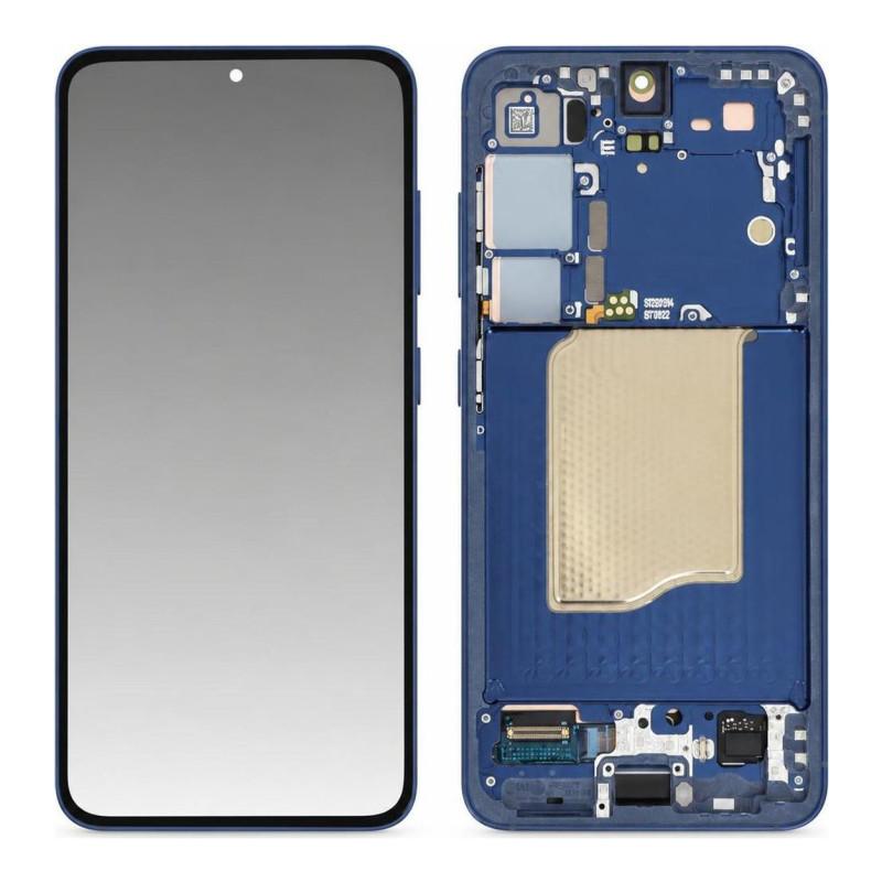 Écran Complet Samsung Galaxy S25 Bleu Nuit (Service Pack)