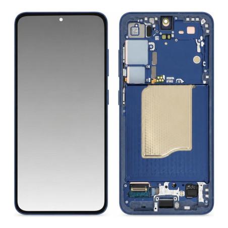 Écran Complet Samsung Galaxy S25 Bleu Nuit (Service Pack)