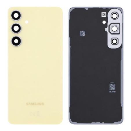 Vitre Arrière Samsung Galaxy S24 FE Jaune (Service Pack)