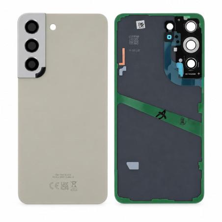 Vitre Arrière Samsung Galaxy S22 Crème (Service Pack)